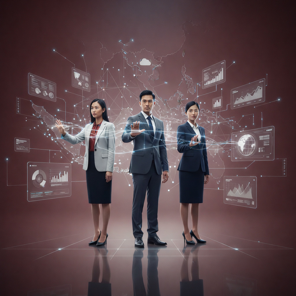 Business leaders in Southeast Asia using digital dashboards and connected data to drive enterprise-wide digital transformation.