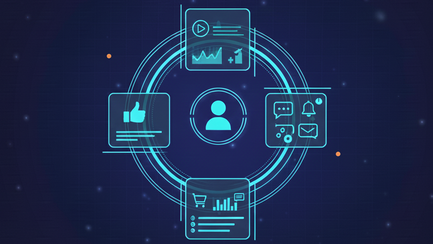 Unified customer profile combining behavioral, transactional, and engagement data.