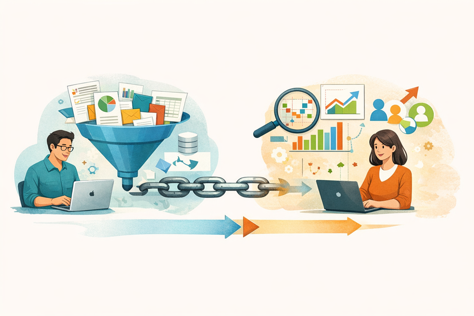 The images illustrate a technology ecosystem featuring artificial intelligence, big data workflows, and modern automation solutions for business digital transformation.